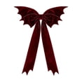 thumbnail image 2 of Extra-Large Christmas Bow Decoration – 45.28 Inch Oversized Cloth Bow for Tree Top, Porch, Window, Party Decor, 2 of 6