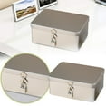 thumbnail image 1 of TIELUTT Metal Desktop Storage Organizers and Storage Storage Works Storage for Shelves with Handles Storage Bags for Clothes Linen Closet Organizers Fabric Storage Containers with Lids, 1 of 1