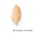 thumbnail image 1 of Leaf Shape Solid Wood Dessert Plate Decoration Tray Fruit Dishes Nordic Style Tableware Tray Kitchen Storage Pallet Plate Organizer, 1 of 6