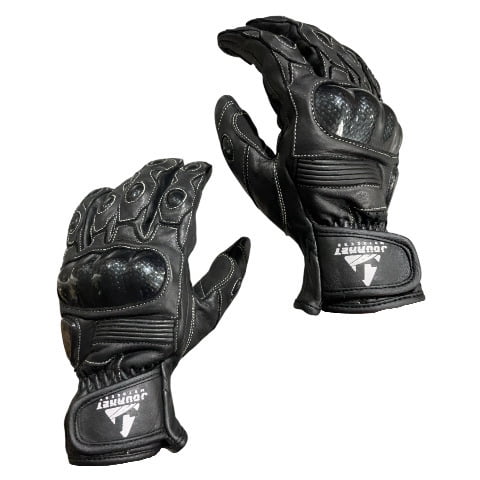 Journey Tech-Max Premium Leather Men's Breathable Touchscreen Motorcycle Gloves