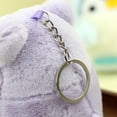 thumbnail image 7 of Tnobhg Penguin Doll Pendant Soft Plush Stuff Toy Cartoon Animal Stainless Chain Keychain School Bag Shoulder Bag Decoration Pendant Keyring Key Holder, 7 of 7