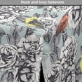 thumbnail image 4 of Rose Dog Crate Cover, Engraved Style Floral Blooms Pattern of Birds Romantic Vintage Print, Easy to Use Pet Kennel Cover Small Dogs Puppies Kittens, 7 Sizes, Blue Grey and Multicolor, by Ambesonne, 4 of 6