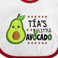 thumbnail image 4 of Inktastic Tía's Little Avocado with Cute Baby Avocado Boys or Girls Baby Bib, 4 of 4
