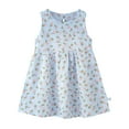 thumbnail image 2 of KYAIGUO Robe Décontractée à Fleurs pour Bébés et Tout-Petits 1-8 Ans Robe d'Été Sans Manches en Coton Robe de Princesse pour Fête, 2 of 9