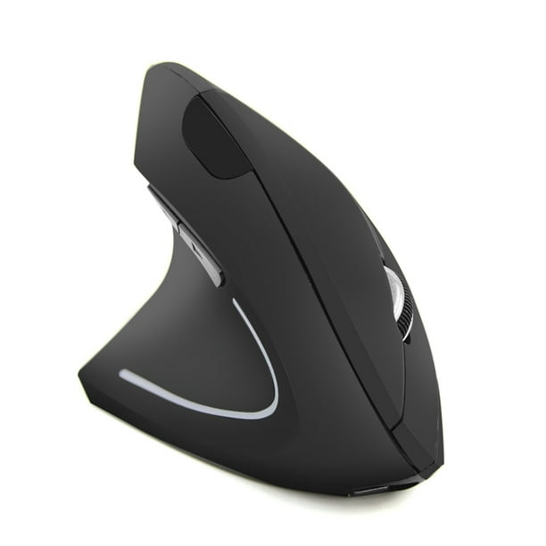 Ratón vertical inalámbrico ergonómico para zurdos de 2.4G que puede aliviar el dolor de muñeca