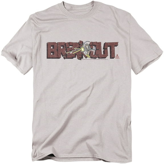 Atari T-Shirt Breakout Distressed Unisex Graphic Tee For Men & Women