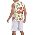 thumbnail image 2 of Honeii Tomatoes print basktball shirt for men and women, Unisex basketball jersey for Theme party-Small, 2 of 6