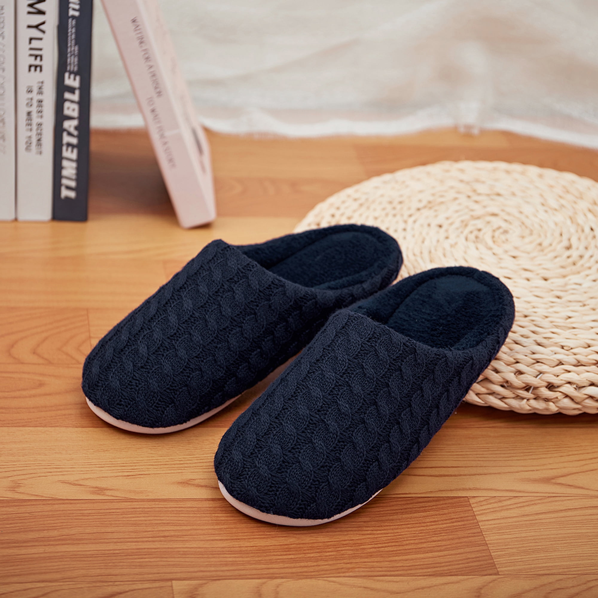 Mens Coolers Slippers Slip On Winter Casual Slippers Shoes Mules Moccasins Sizes 