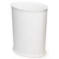 thumbnail image 2 of Made in USA Set of 2 White Plastic 5-Gallon Waste Basket & Cube Tissue Box Cover, 2 of 14
