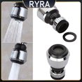 thumbnail image 2 of Bathroom Water Faucet Bubbler Water Saving 360 Rotate Faucet Nozzle 1pcs Shower, 2 of 5