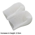 thumbnail image 2 of Concealed Footbed Enhancers Invisible Height Increase Silicone Insoles Pads, 2 of 5