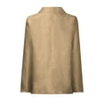 thumbnail image 5 of Meichang Womens Long Sleeve Blazer Jackets Dressy Lapel Collar Outwear Thin Open Front Cardigan Basic Solid Color Coat, 5 of 9