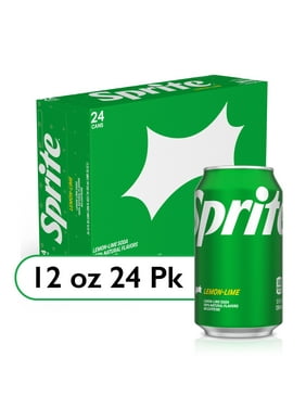 Sprite Lemon Lime Soda Pop, 12 fl oz, 24 Pack Cans