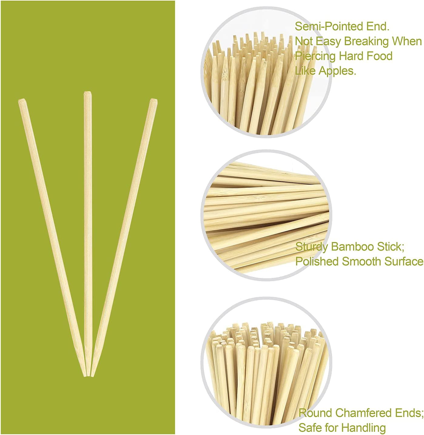 Grill Brush - 12” Bamboo