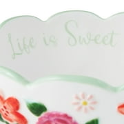 (4 pack) The Pioneer Woman Painted Meadows 6.4-inch Stoneware Candy Dish