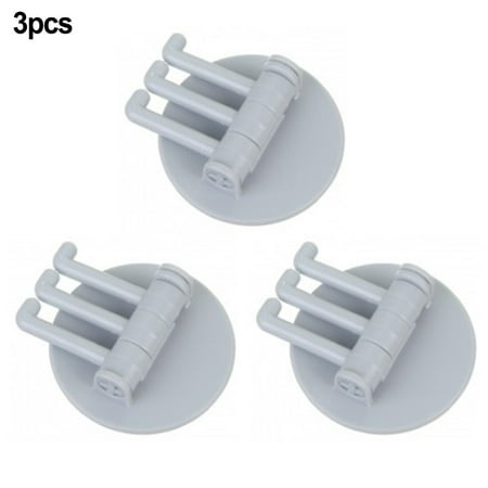 

Household ABS Self-adhesive Hook Waterproof Wall-mounted Bathroom Swivel Hook