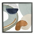 thumbnail image 2 of Stupell Industries Bold Contemporary Shapes Geometric Paint Strokes Lines Painting Gray Framed Art Print Wall Art, Design by Lanie Loreth, 2 of 5