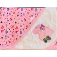 thumbnail image 3 of Pekks Hooded Baby Bath Towel for Newborns Infants & Toddlers - Pink Printed, 3 of 5
