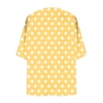 thumbnail image 4 of Womens Beach Coverups, Cardigan for Women Open Front Casual Dots Printed 3/4 Sleeve Shirts, 4 of 4