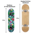 thumbnail image 2 of Kids Beginner Skateboard from Rude Boyz - Learn Skateboarding in Style - Mini Wooden Cruiser Board with Cool Graphics for Boys & Girls 5-9 Years - 24” Deck, 54mm Wheels, Lightweight - Safe & Durable, 2 of 4