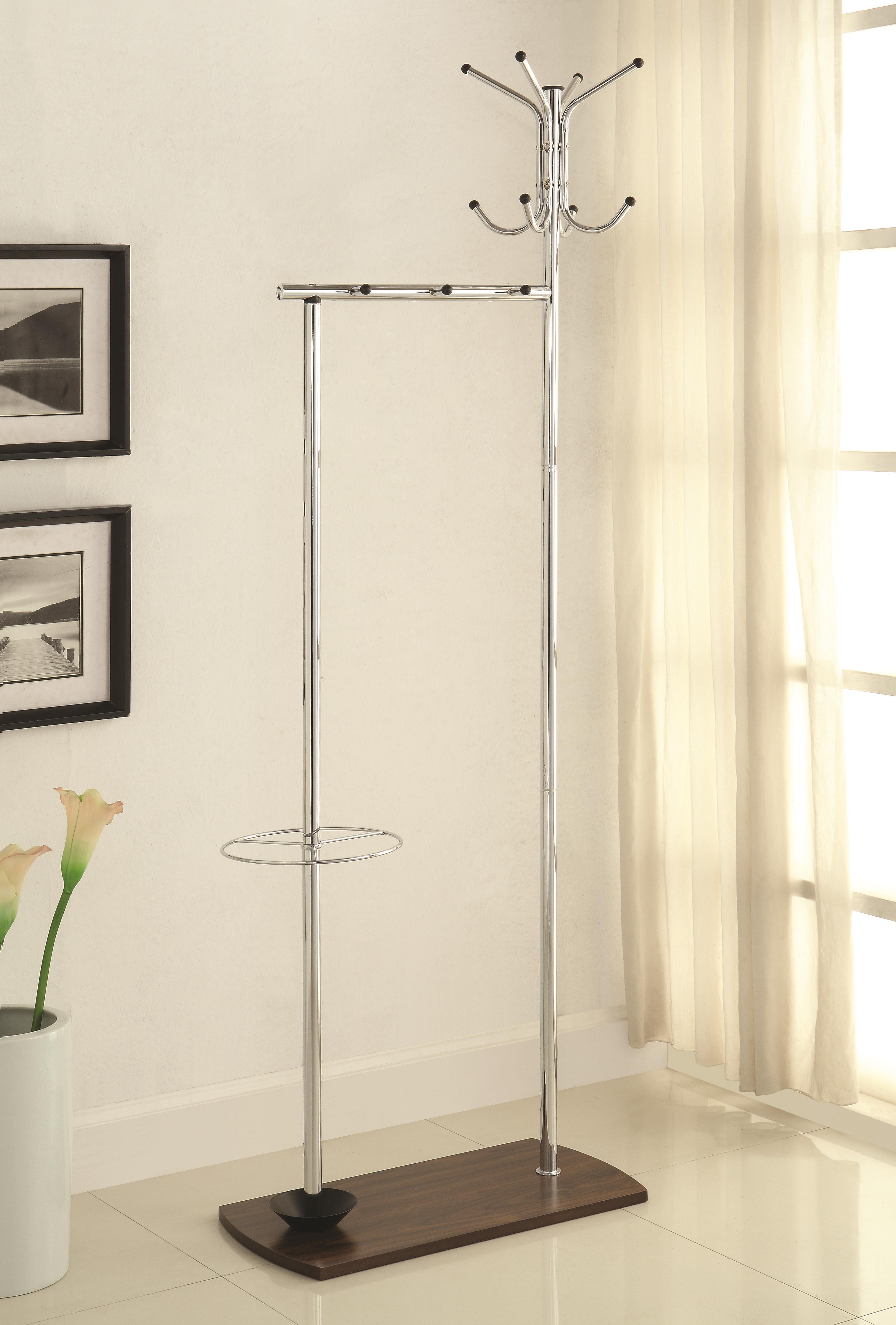 Coaster 900898 Home Furnishings Coat Rack, Chrome