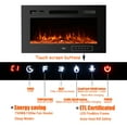 thumbnail image 5 of Clihome Wall-Mounted Recessed Electric Fireplace-42inch, 5 of 6