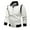 White, variant on WXLWZYWL Mens Fall Winter Jackets Men's Faux Leather Jacket Zip-Up Winter Motorcycle Jacket Bomer Casual Windproof Coat Slim Collar Faux Zipper Jacket Top Jacket