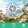 thumbnail image 4 of Adornos para Césped Spinner Viento Retro Marrón Hilanderos 12 2 Pulgadas A Prueba Herrumbre, 4 of 9