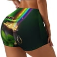 thumbnail image 2 of Kdxio St. Patrick's Day4 Print Workout Shorts for Women Seamless Soft Smooth Gym Yoga Scrunch Active Shorts, 2 of 9