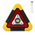 thumbnail image 1 of Lámpara Triangular de advertencia recargable, luz LED Solar portátil de trabajo para acampar, senderismo, reparación de automóviles Jadeshay A, 1 of 8