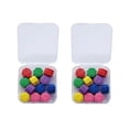 thumbnail image 1 of QJUHUNG 24PCS Korean Traditional Play Game Gonggi Jack Stone Pebbles Set Colorful Stone Catching Game Hand Eye Coordination Stone Training Toy Throwing Stones Game For Kids, 1 of 7