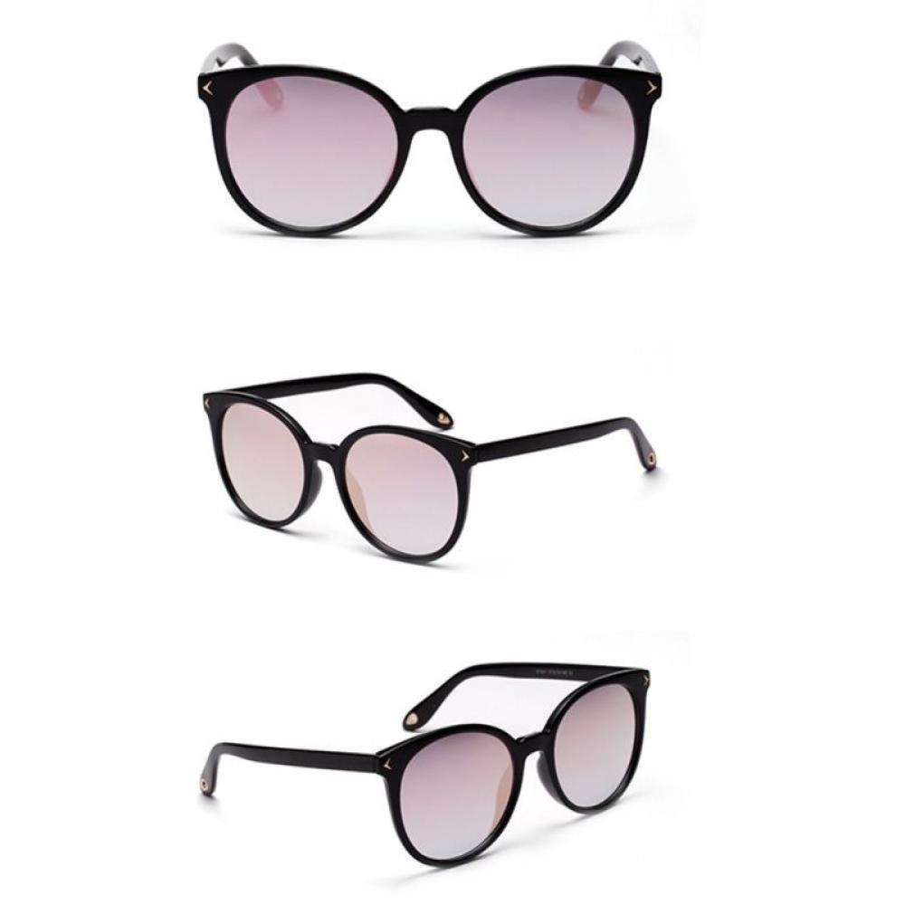 Retro Round Transparent Frame Sunglasses Women Men Brand Designer Sun Glasses for Women Alloy Mirror Sunglasses Ray Ladies - image 4 of 4