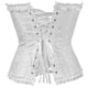 thumbnail image 3 of Qarigey Corsé de mujer Overbust Bustier Strapless Shapewear Ropa interior Ropa interior Blanco S, 3 of 8