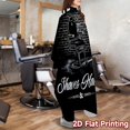 thumbnail image 6 of 1pc,2D Flat Printing Barbershop Shaves and Haircuts Fashionable Barber Gown,High Quality Hairdressing Apron for Professional Salons, 2D Flat, 6 of 8
