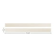 thumbnail image 2 of Westwood Design Westfield 76" Wide Traditional Full Size Bed Rails, Brushed White Finish, 2 of 2