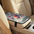 thumbnail image 3 of Xoenoiee Cardinal Cherry Print 5 Pack Car Seat Covers Set, Universal Faux Leather Car Accessories with Seat Covers, Armrest Cover, Shoulder Pad for Men and Women, 3 of 7