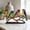 A, variant on 4-Bird Metal Ornament Decor - Colorful Small Bird Figurine Set, Cute Desktop Tabletop Pendant, Durable Metal Sculpture, Ideal for Home Living Room Shelf Decor & Holiday Displays, 1pc