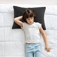 thumbnail image 3 of REGALWOVEN Soft Microfiber Pillowcases Set of 2 Pillowcases Non-Standard Black 14"x20", 3 of 10