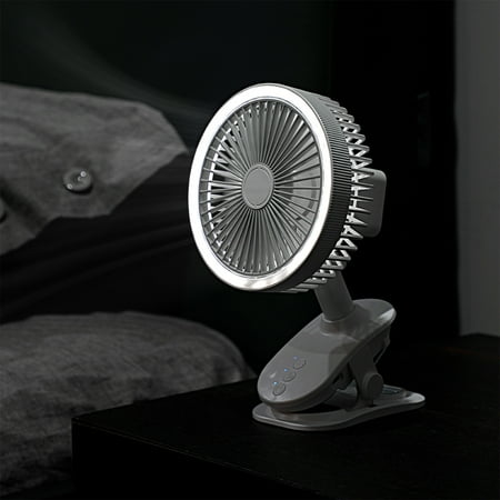 

Christmas Savings Clearance 2022! CWCWFHZH 6 Inch Clip Fan Portable Desktop Fan with LED Lighting Oscillating Fan Three Speeds Cooling Fan Strong Wind Quiet Operation Work Fan with Strong Clamp