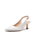 thumbnail image 1 of Zapatos DREAM PAIRS Tacón Bajo Abierto Blanco, 1 of 7