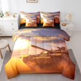 thumbnail image 1 of YST Vintage Tank Design 7-Piece Comforter Set, Queen Size, Army Force Bedding Set, Desert, 1 of 5
