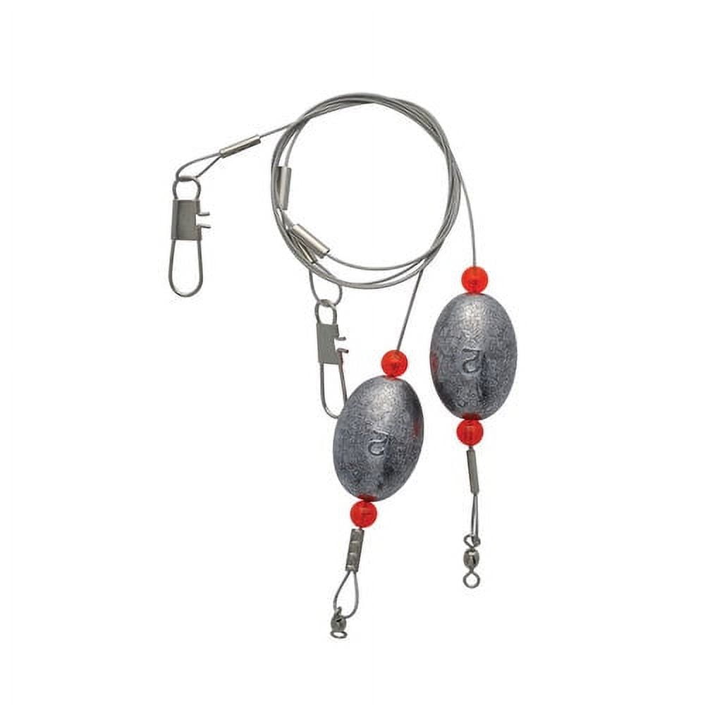 (3 pack) Lazer Sharp Lazer Ready Rig 18" with 2 oz Egg Sinker