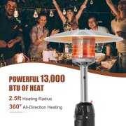 Patiojoy 13,000BTU Portable Patio Tabletop Heater Outdoor Propane Gas Heater W/ Weighted Base