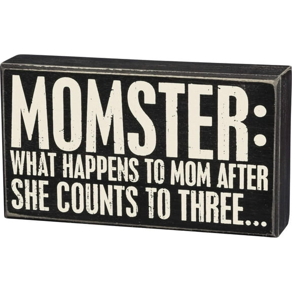 Primitives by Kathy Monster Box Sign