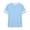 Sky Blue, variant on lnmuld Girls Striped Long Sleeve Tee, Soft Comfort Blend Casual Top for Everyday Play & School Color:Sky Blue,Size:12-13 Years