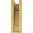 thumbnail image 4 of 4"W x 8"D x 12"H Classic New Brighton Rough Cedar Woodgrain TimberThane Corbel, Primed Tan, 4 of 6