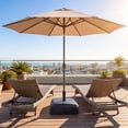 thumbnail image 5 of Costway 176 LBS Mobile Fillable Patio Umbrella Base with 4 Wheels 2 Locks for 1.4-1.9” Pole, 5 of 10