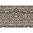 thumbnail image 3 of HomeRoots 515313 8 x 10 ft. Striped Stain Resistant Rectangle Area Rug, Brown, Taupe & Ivory, 3 of 8