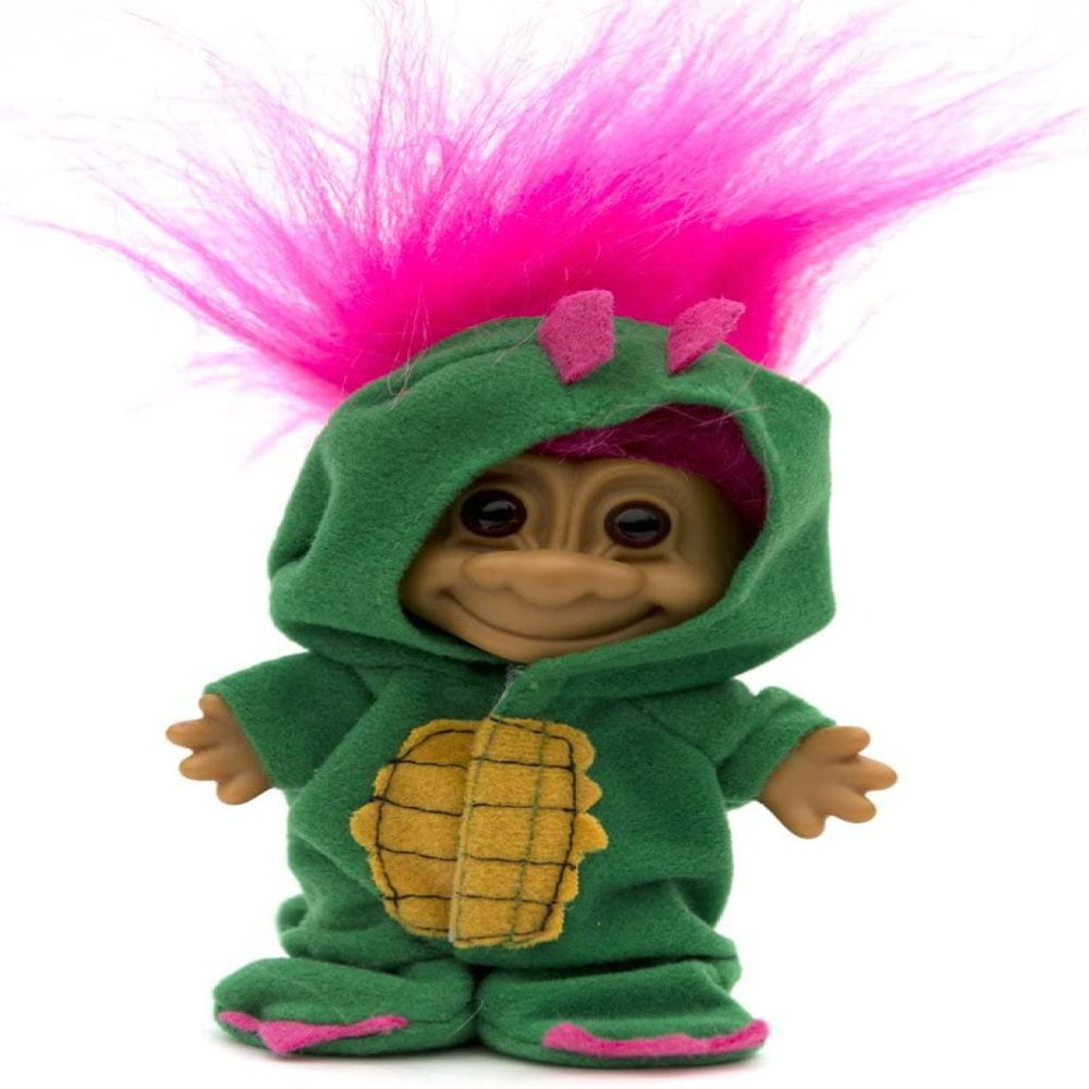 NEW STORE STOCK 2" Russ Troll Doll VALENTINE STANDING BABY WITH BIB 