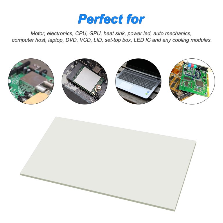 Pad Thermique Iceberg Thermal DRIFTIce 13 W/mK | 40 X 80 Mm épaisseur 1,0 Mm | Pour CPU, GPU, RAM | Silicone Conducteur Non électrique
